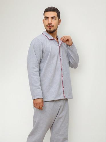 Inga Pijamas Afranelado Hombre 2 Pzs Otoño