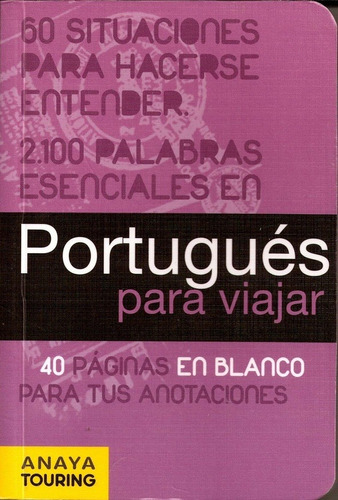 Portugués Para Viajar, Sergio Brandao, Anaya