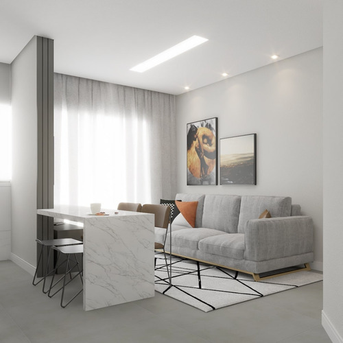 Imagem 3 de 14 de Residencial Arc | Apartamento No Nova Brasília Com 02 Dormitórios | Entrada Parcelada - Sa02009 - 69871471