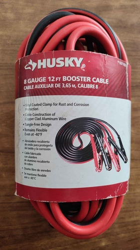 Cables Auxiliares Importados Marca Husky De Batería De Auto