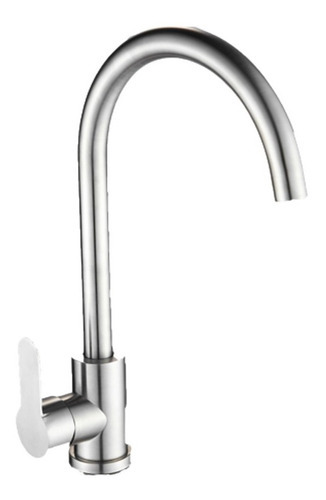 Grifería De Cocina Ultragrif Jack Ugm203ss1 Monoc. A. Inox P Color Cromo