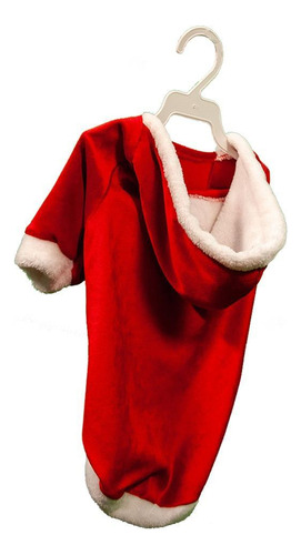 Roupa Modernpet De Natal Com Capuz Vermelha - Tam. Gg