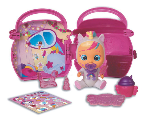 Muñeca Cry Babies Magic Tears Dummy House Season 3 Rosa Clar
