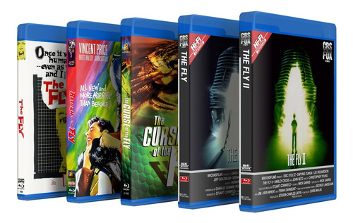 The Fly - La Mosca Saga Completa 5 Films (1958-1989) Bluray