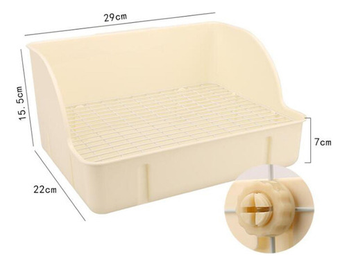 Caixa De Areia Para Coelho Potty Trainer Bandeja De Areia