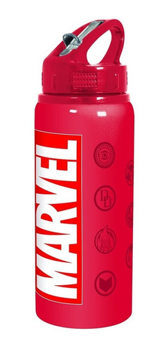 Botella Sport De Aluminio Infantil Marvel 710ml Cresko