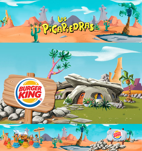 Los Picapiedras Burger King 2014 Colección Completa (Usado)
