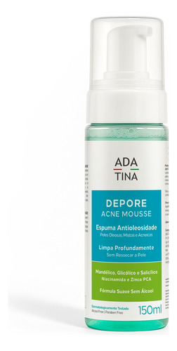 Depore Acne Mousse 150ml Momento de aplicação Dia/Noite Tipo de pele Todo tipo de pele