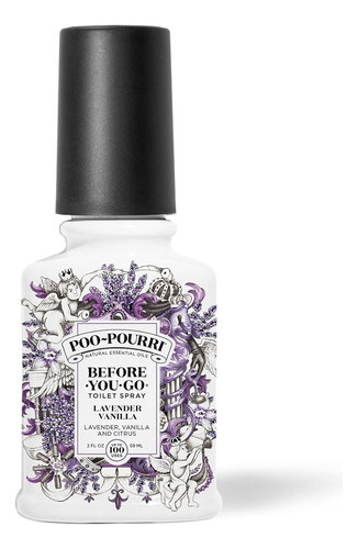 Poo-pourri México Lavender Vanilla 2 Fl. Oz., Color, 59 Ml