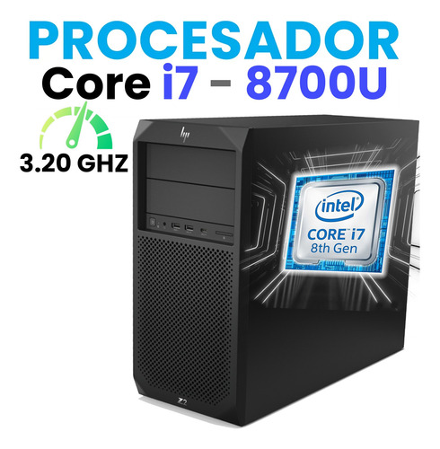 Cpu Hp Z2 Tower Nvidia Core I7 8th 32gb Ram 512gb Ssd (Reacondicionado)