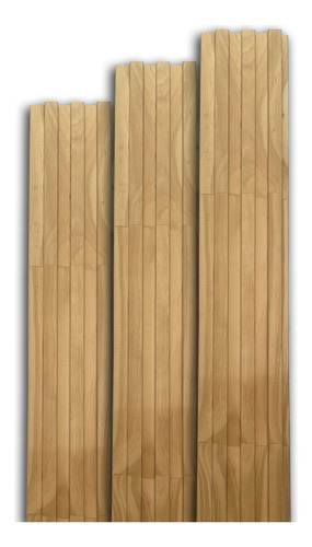 Revestimiento Pared Wall Panel Varillas Madera Pino Premium