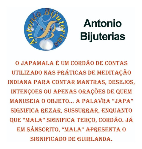 Imagem 8 de 9 de Japamala De Açaí Coloridas 108 Contas Ref: 7066 (unidade)