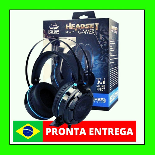 Imagem 4 de 5 de Fone Headset Pc Gamer 7.1 Bass Vibration Kp-417