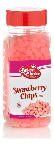 Chispas De Fresa Para Galletas, Helado Bakers Choice 255g