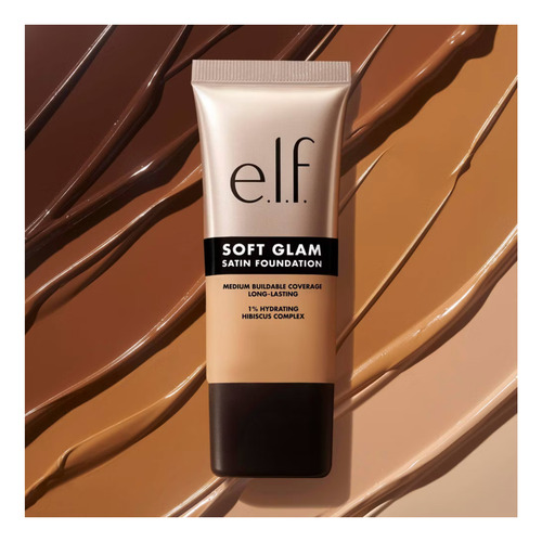 E.l.f Soft Glam Satin Base Para Maquillaje 1.0 Fl Oz 24 Light Warm