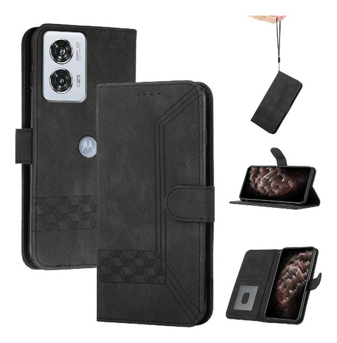 Compatible Con Cartera Motorola Edge 50 Fusion Con Pu