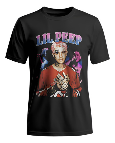 Remeras Lil Peep Negra | Hip Hop Rap | 100% Algodon Premium