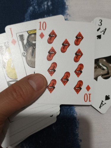 Baraja De Los Rolling Stones, Juego De Naipes Doble (Usado)