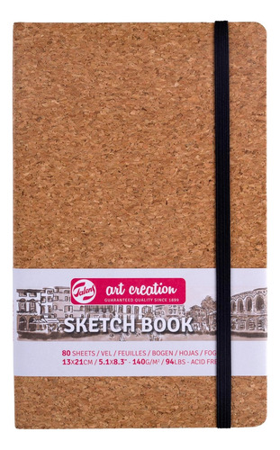Sketchbook Talens Cork 13x21cm 80 Folhas