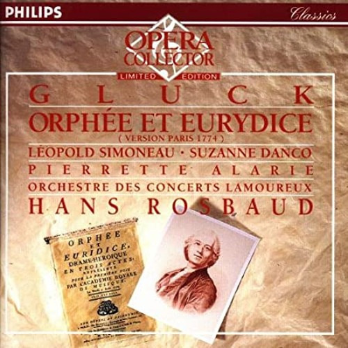 Gluck : Orphee Et Euridice - Simoneau Danco Rosbaud - 2 Cds.