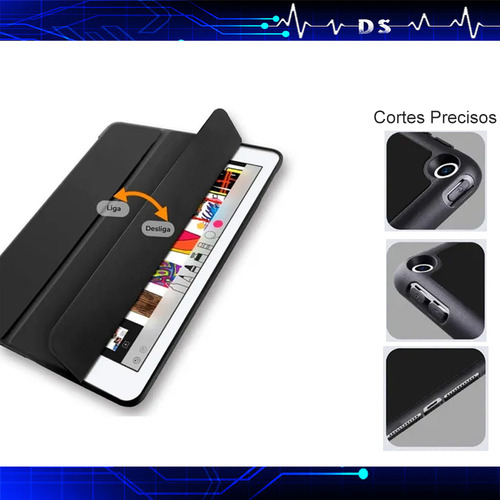 Capa Case Smart Para Galaxy Tab S6 Lite 2024 + Caneta