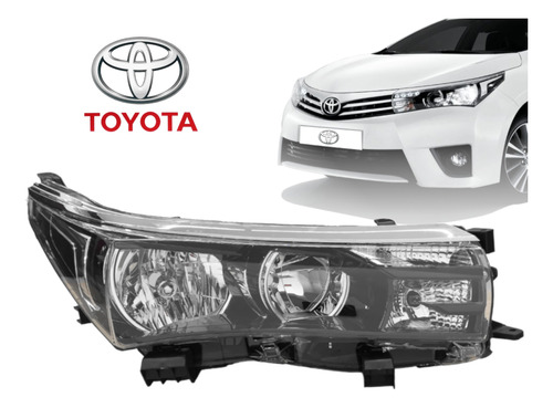 Faro Derecho Para Toyota Corolla Xei 2015 Al 2017