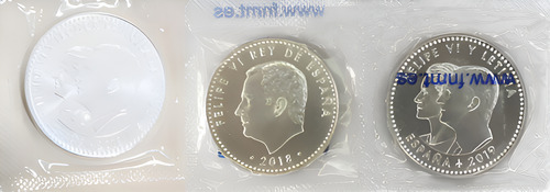 Monedas Mundiales : España Set De 3 Monedas De 30 Euros