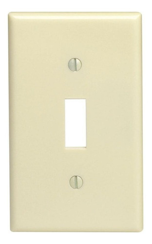 Leviton Placa Urea Para Apagador De Palanca Marfil