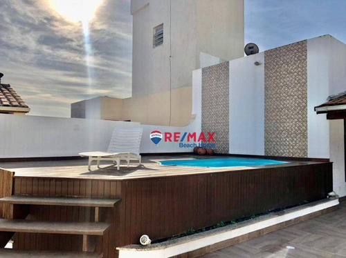 Imagem 6 de 30 de Cobertura Com 3 Dormitórios À Venda, 300 M² Por R$ 530.000 - Praia Das Astúrias- Guarujá/sp - Co0325
