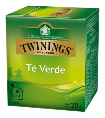 Imagen 2 de 5 de Té Twinings Té Verde Sabores (pack 12) /quetequieres