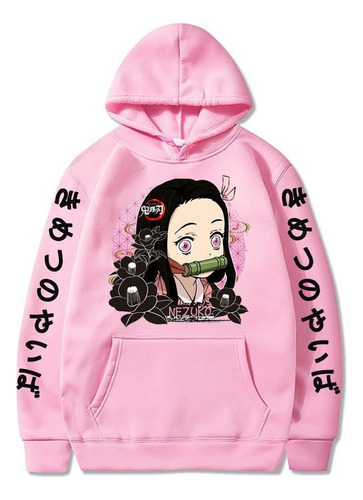 Rt Demonio Slayer Kawaii Nezuko Sudaderas Con Capucha De