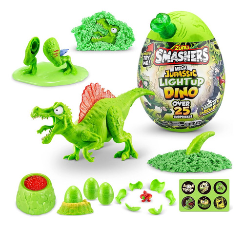 Smashers Zuro Mega Huevo Light Up Dino Spinosaurus