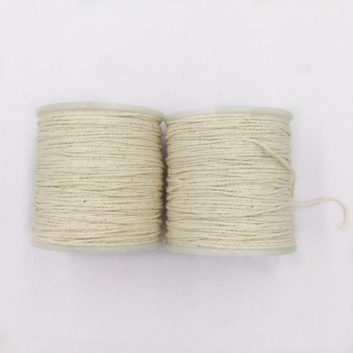 2 Piezas 1 Mm Cuerda De Artesanía Crudo