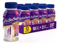 Comprar Pediasure X12 Botellas (10 Vainilla Y 2 Chocolate) 2844ml