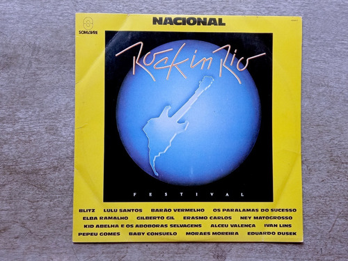Disco Lp Rock In Rio Nacional (1984) Brasil R10