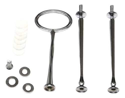 2 Soporte Para Plato De Pastel, Mango, Varilla De Hardware