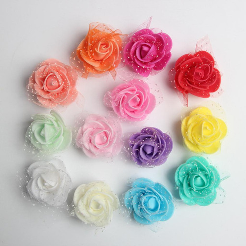 3x 50 Piezas S De Espuma Artificial Para Bodas De 4 Cm