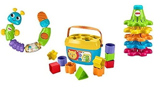 Fisher-price Sort, Snap & Spin - Trío De Juguete Infantil