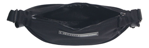 Bandolera Amayra Semicircular Amplia Tendencia Diseño Color Negro 6728001