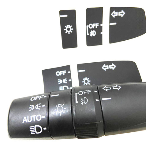 Kit Adesivos Restaura Chave Seta Farol Com Auto Honda Civic