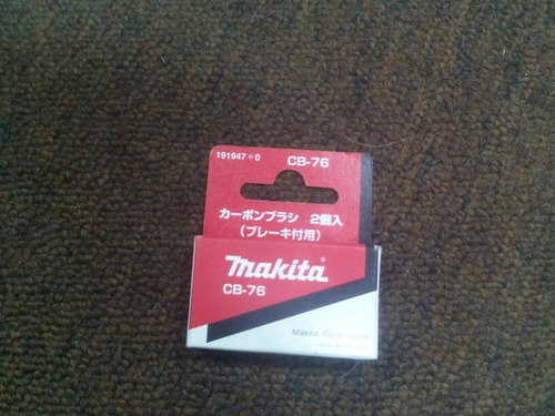 Carbones Makita Cb 76 Originales 191947.0 Mayor Y Detal