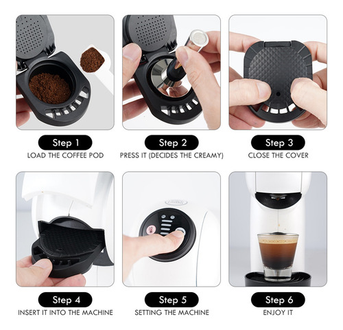 Adaptador De Cápsulas Reutilizables Dolce Gusto Con Gen