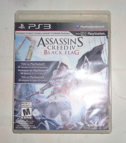 Juego Assassins Creed 4 Black Flag Ps3 Completo Como Nuevo