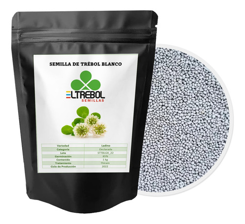  Semilla De Trébol Blanco Ladino - Trifolium Repens (1 Kg)