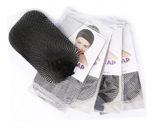 Malla Tejida Elástica Set X3 Gorro Para Cabello Reutilizable