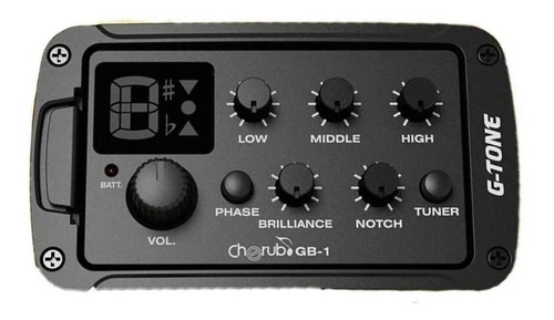 Microfono Ecualizador Cherub Gb1 Guitarra Afinador