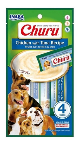 Snack Para Perros Ciao Churu Pollo Con Atun 4u Pethome