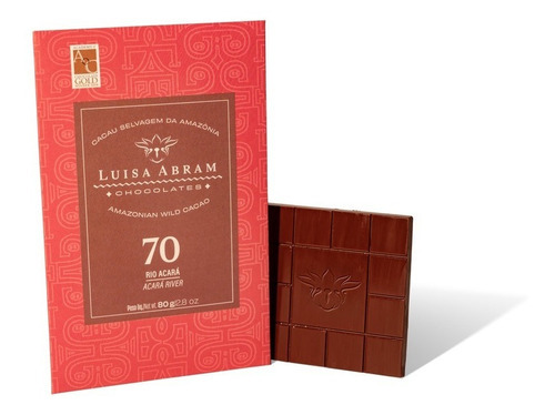 Chocolate Luisa Abram Rio Acará 70% Da Amazônia