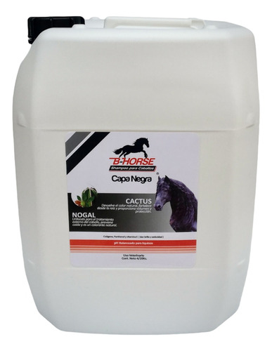 B-horse Shampoo Para Caballo Capa Negra 20l