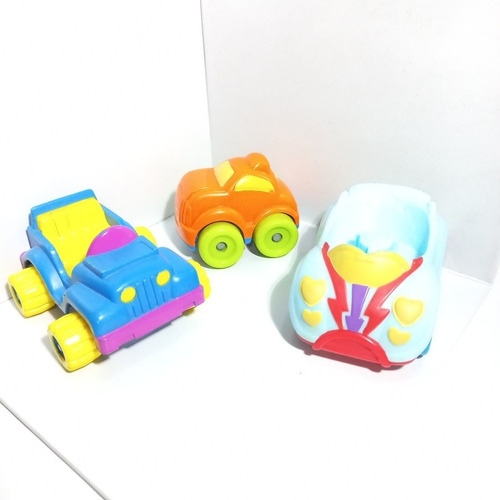 Lote De 3 Carros Garfield Mc Donalds 1988 Y Playskool Y Otro